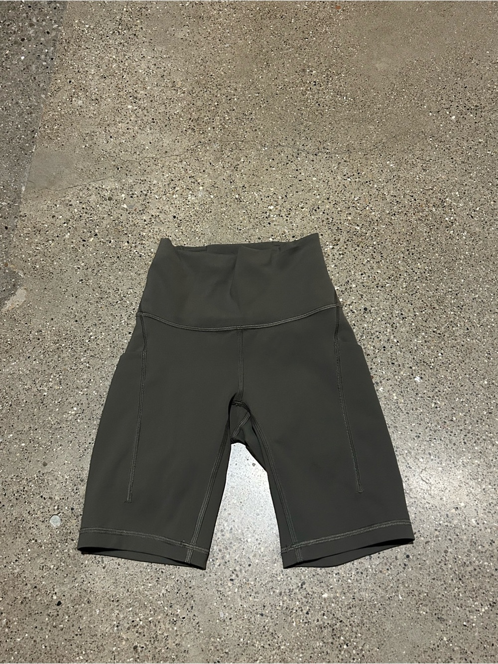 lululemon athletica Olive High-Rise Bike Shorts